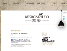 Tablet Screenshot of mercadillodesantjordi.com